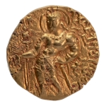 Stamp of Coins » Gupta Gupta Empire, Kumaragupta, c. 415-455, swordsman, AV dinar, 8.15 g.