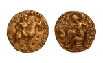 Stamp of Coins » Gupta Gupta Empire, Kumaragupta, c. 415-455, horseman, AV dinar, 8.13 g.