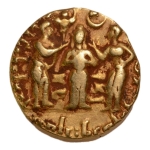 Stamp of Coins » Gupta Gupta Empire, Kumaragupta, c. 415-455, Apratigha, AV dinar, 7.77 g.