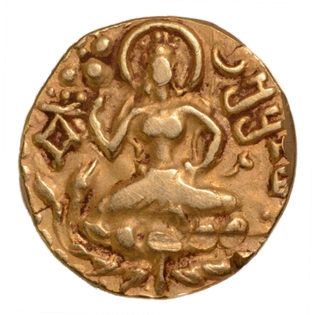 Gupta Empire, Kumaragupta, c. 415-455, Apratigha, AV dinar, 7.77 g.