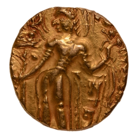 Gupta Empire, Skandagupta, c. 455-467, archer, AV dinar 9.17 g.