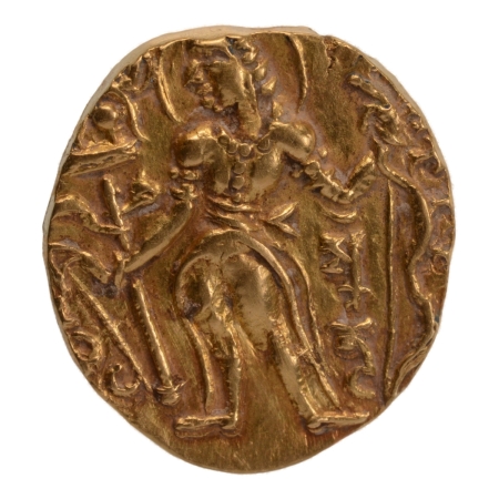 Gupta Empire, Skandagupta, c. 455-467, archer, AV dinar 9.23 g.