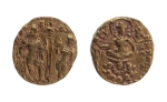 Stamp of Coins » Gupta Gupta Empire, Skandagupta, c. 455-467, King and Lakshmi, AV dinar, 8.47 g.