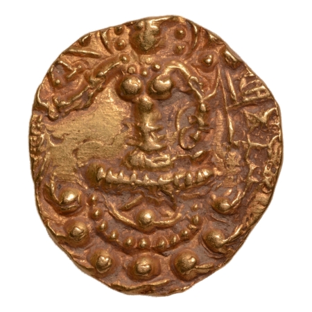 Gupta Empire, Budhagupta (or Vikramadityah), c. 476-495, archer, AV dinar, 9.29 g.