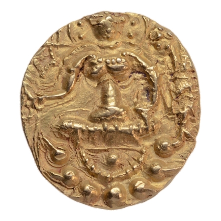 Gupta Empire, Budhagupta (or Vikramadityah), c. 476-495, archer, AV dinar, 9.32 g.