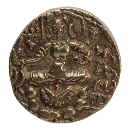 Gupta Empire, Narasimhagupta, c. 495-530, archer, AV dinar, 9.44 g.