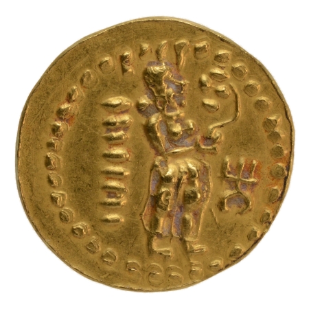 Post-Kushan, Bengal, c. 2nd-3rd century, king and Ardoksho, AV dinar 6.64 g.
