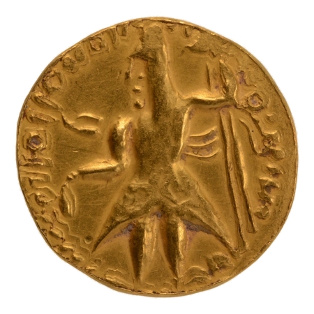 Post-Kushan, Bengal, c. 2nd-3rd century, king and Ardoksho, AV dinar 6.64 g.