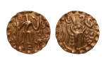 Stamp of Coins » Post-Gupta Post Gupta, Bengal, Samatata region, Khadga dynasty, archer, AV dinar, 5.72 g.