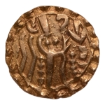 Stamp of Coins » Post-Gupta Post Gupta, Bengal, Samatata region, Khadga dynasty, archer, AV dinar, 5.72 g.