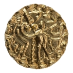 Stamp of Coins » Post-Gupta Post Gupta, Bengal, Samatata region, Khadga dynasty, Sri Jiva, c. 675-700, archer, AV dinar, 5.81 g.