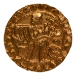 Stamp of Coins » Post-Gupta Post Gupta, Bengal, Samatata region, anonymous issue, c. 575-625, archer, AV dinar, 5.72 g.