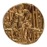 Stamp of Coins » Kushan Kushanas, Kipanadha, c. 335-350, Ardoksho, AV dinar, 7.64 g.