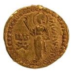 Stamp of Coins » Kushan Kushanas, Huvishka, c. 151-192, Nana, AV dinar, 7.90 g.