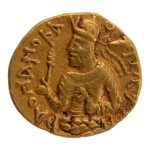 Stamp of Coins » Kushan Kushanas, Huvishka, c. 151-192, Bizago, quarter dinar, 1.93