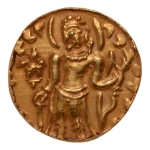 Stamp of Coins » Post-Gupta Post Gupta, Bengal, Samatata region, imitative of Gupta coins, c. 575-625, archer, AV dinar, 6.15 g.