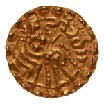 Stamp of Coins » Post-Gupta Post Gupta, Bengal, Samatata region, Kamarupa, c. 640-655, archer, AV dinar, 5.70 g.