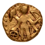 Stamp of Coins » Post-Gupta Post-Gupta, unknown era, unknown type, archer, AV dinar, 7.83 g