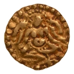 Stamp of Coins » Hindu coins of medieval India Kalachuris of Tripuri, Gangeya Deva, 1015-1040, Lakshmi, AV dinar, 4.10 g.