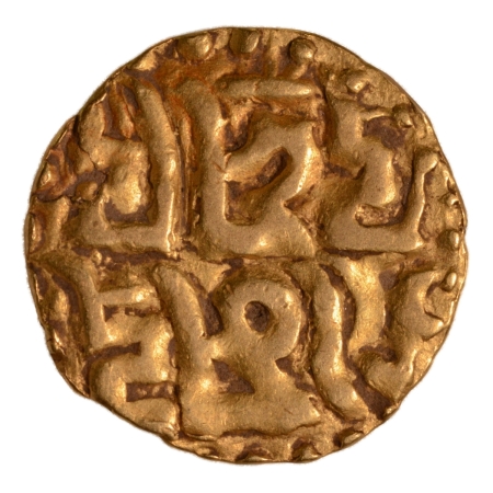 Kalachuris of Tripuri, Gangeya Deva, 1015-1040, Lakshmi, AV dinar, 4.10 g.