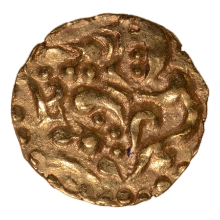 Kalachuris of Ratnapura, Ratna Deva, c. 1120-1135, tiger, AV 1 1/8 masha, 0.83g