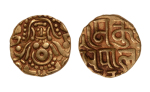 Stamp of Coins » Hindu coins of medieval India Yadavas of Tribhuvanagiri, Kumara Pala, 11th century, Lakshmi, AV dinar, 4.07 g.