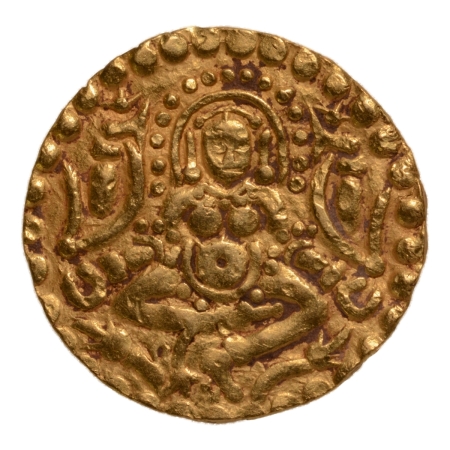 Paramawas of Malwa, Naravarnam, c. 1094-1133, Lakshmi, AV dinar, 4.00 g.
