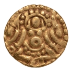 Stamp of Coins » Hindu coins of medieval India Chandellas of Jejakabhukti, Kirtti Deva Varnam, 1060-1100, Lakshmi, AV half dinar, 1.99 g.