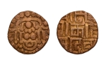 Stamp of Coins » Hindu coins of medieval India Chandellas of Jejakabhukti, Trailokyavarmadeva, 1205-1247, Lakshmi, AV dinar, 3.87 g.