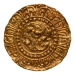 Stamp of Coins » Hindu coins of medieval India Kadambas of Hangal, Toyimadeva, 1048-1075, lion, AV dinar, 4.29 g.