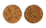 Stamp of Coins » Hindu coins of medieval India Kadambas of Hangal, c. 1075-1090, Hanuman, AV gadyana, 4.22g.