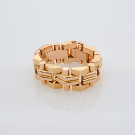 Stamp of Feldman International Auctions » Bijoux - Haute Joaillerie / Jewellery Bracelet en or 750,