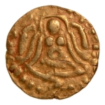 Stamp of Coins » Hindu coins of medieval India Kalachuris of Tripuri, Gangeya Deva, 1015-1040, Lakshmi, AV half dinar, 2.07 g.