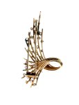 Stamp of Feldman International Auctions » Bijoux - Haute Joaillerie / Jewellery Broche en or 750