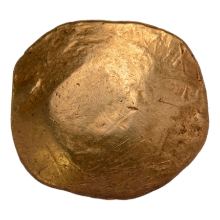 Yadavas of Devagiri, Mahadeva or his successors, 1270-1313, punchmark, AV dinar, 3.44 g.