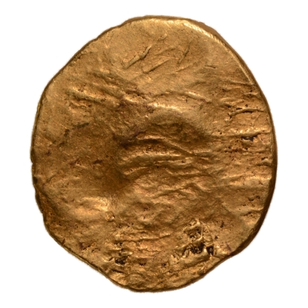 Yadavas of Devagiri, Mahadeva or his successors, 1270-1313, punchmark, AV dinar, 3.44 g.