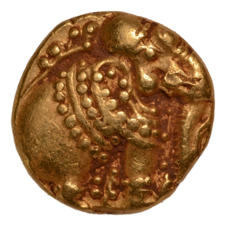 Gangas of Talakad (Western Gangas). c. 1080-1138. elephant, AV Pagoda, 3.65 g.