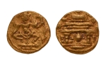Stamp of Coins » Hindu coins of medieval India Shilaharas of Kolhapur (11-12th century), Garuda, AV gadyana, 3.95 g.