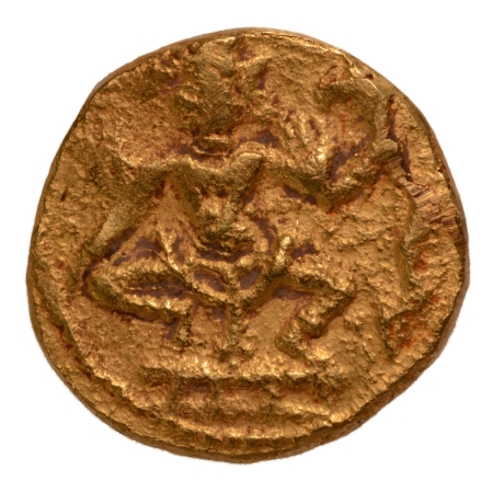 Shilaharas of Kolhapur (11-12th century), Garuda, AV gadyana, 3.95 g.