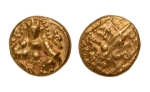 Stamp of Coins » Hindu coins of medieval India Vijayanagar Empire, Tuluva Dynasty, Krishnadevaraya, 15th Century, Balakrishna, AV varaha, 3.36 g.