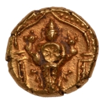 Stamp of Coins » Hindu coins of medieval India Vijaynagar Kingdom, Venkata III, c. 1631-1642, AV half pagoda, 1.71 g,