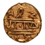 Stamp of Coins » Hindu coins of medieval India Vijaynagar Kingdom, Venkata III, c. 1631-1642, AV half pagoda, 1.71 g,