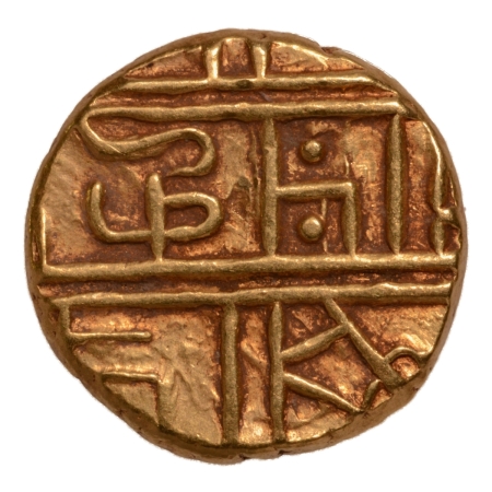 Vijaynagar Kingdom, Tuluva dynasty, Krishna Deveraya, c. 1509-1529, Balakrishna, AV pagoda, 3.29 g,