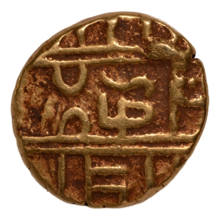 Vijaynagar Kingdom, Tuluva dynasty, Krishna Deveraya, c. 1509-1529, Balakrishna, AV pagoda, 3.29 g,