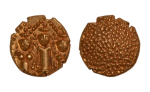 Stamp of Coins » Hindu coins of medieval India Madras Presidency, 1740-1807, Vishnu, AV pagoda, 3.44 g.