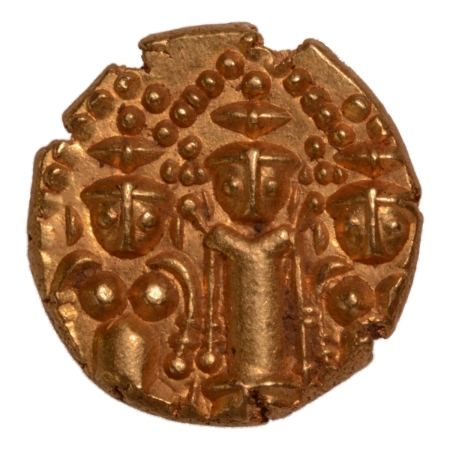 Madras Presidency, 1740-1807, Vishnu, AV pagoda, 3.44 g.