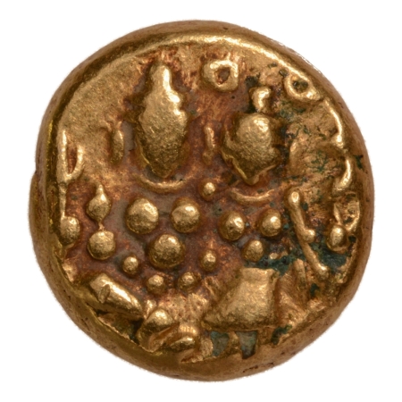 Kingdom of Mysore, Haidar Ali, 1174-1197, Shiva, AV pagoda, 3.43 g.