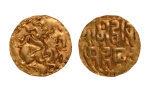 Stamp of Coins » Hindu coins of medieval India Rajput of central India, Virasimhadeva, c. 11th-12th century, horseman, AV 3.66 g.