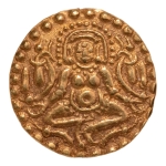 Stamp of Coins » Hindu coins of medieval India Paramaras of Malwa dynasty, Naravarman, 1094-1133, Lakshmi, AV dinar, 4.02 g.