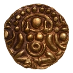 Stamp of Coins » Hindu coins of medieval India Chandelas of Jejakabukhti, Sellakshana Varman, 11th century, Lakshmi, AV 1.01 g.